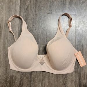 ThirdLove 24/7 cotton plunge bra in tan